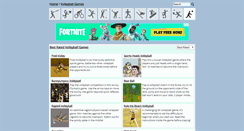 Desktop Screenshot of playvolleyballgames.com